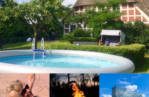 Altes Landhaus Oste, Klavier Appartement, 2 Zimmer mit Kamin - Foto 35