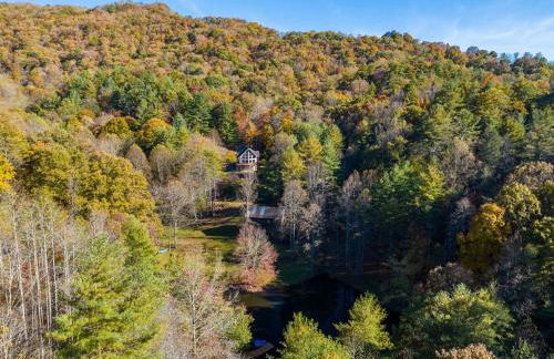 Modern Mountain Retreat~120ac~ Pond~Boat~Trails~FP - Foto 48