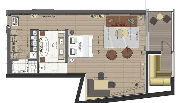 Chalet in Kaltenbach With Sauna & Ski Access - Foto 4, Plano