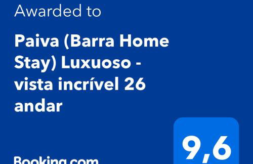 Paiva (Barra Home Stay) Luxuoso - vista incrível 26 andar - Foto 31