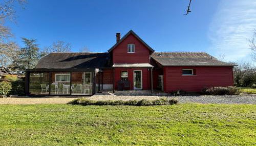 Maison de campagne lumineuse spacieuse dans impasse au calme a proximité d'un chateau deux vérandas grand jardin cabane pour vélos, pres Port en Bessin et Bayeux, proche plages du débarquement - Foto 4, Garden