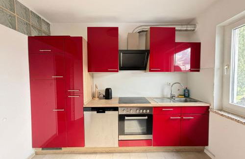 110qm- 4 Rooms - free private parking- free fast WIFI - Kitchen - near Wood- A Part Time Home - Foto 13