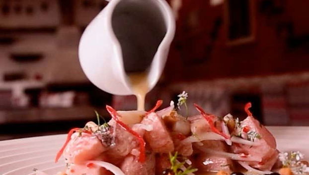 One of the dishes at dinner