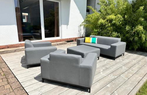 Ferienhaus Wein & Wald mit Gartensauna, eigenem Garten, Landau Pfalz - Foto 3