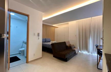 Studio Super Luxo com ar condicionado vaga piscina academia coworking etc - Photo 7