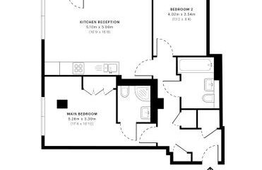 Luxury New 2 Bed/2 Bathroom Flat With Balcony - Foto 12