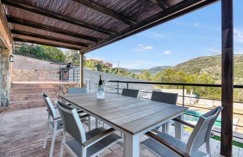 Villa de lujo de piedra, Cine para niños, Vistas, Piscina - Foto 69