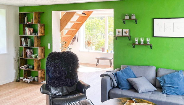 6 Person Holiday Home in Aakirkeby - Foto 4, Zona de estar