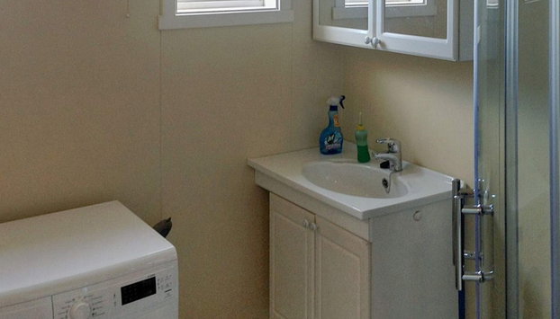 7 Person Holiday Home in Breivikbotn - Foto 5, Baño