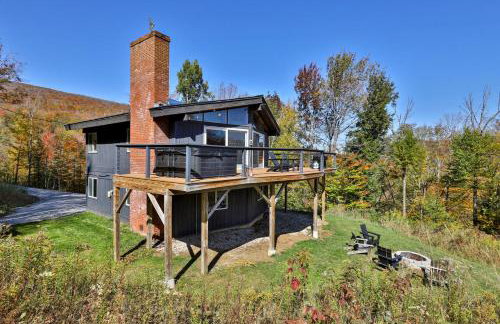 RoundTop Chalet - Hot Tub, Fire Pit & Mountain Views near Killington & Okemo - Foto 10