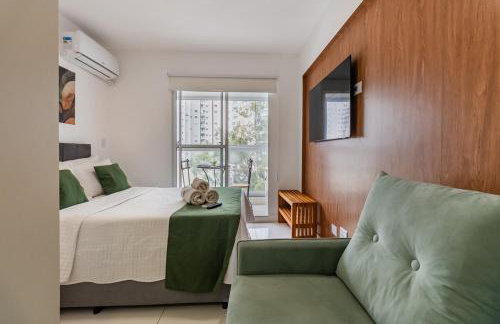 Studio Conforto com Piscina e Ar condicionado - Foto 14