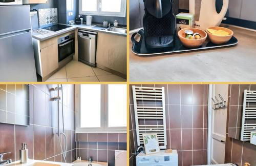 Le Fleury appartement moderne 2 chambres, à côté du salon du Bourget - Foto 17