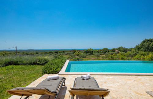 Villa Zelena with Panoramic Seaview and big Pool - Foto 13