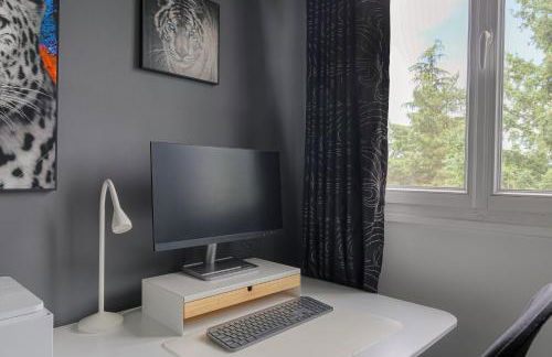 T3 lumineux pour 6 personnes proche métro Lyon - Foto 17