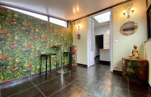 L'Appartement Jebari - Esprit loft Carcassonne proche cité médiéval et aéroport - Foto 6