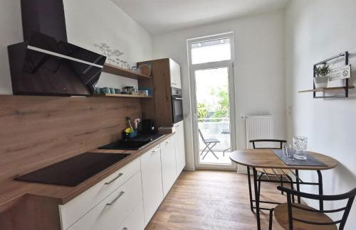 BohnApartments - Stadtblick Zechenhaus - Balkon - Parkplatz - WLAN - sehr ruhig - barrierearm - Foto 16