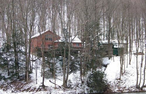 Beautiful Cabin with Hot Tub Surrounded by Trees in Confluence, Pennsylvania - Foto 14