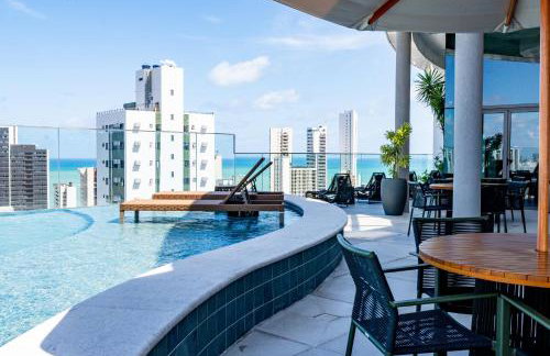 Flat Luxo em Boa Viagem perto de Restaurantes e do Aeroporto - Foto 15