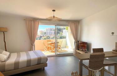 Luxueux Studio Neuf - Frontière Monaco - Piscine - Parking privé - Foto 23