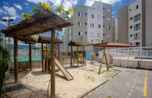 Jardim das Palmeiras, piscinas, lazer, estacionamento coberto, prox. Praia Grande - Foto 18