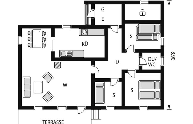 3 bedroom House in Åseral with garden and terrace - Photo 36