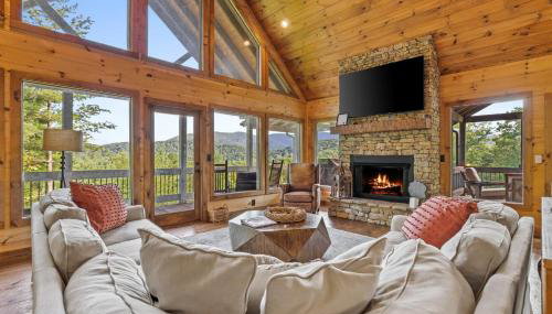 Surreal Views Outdoor Fireplace Pool Table Hot Tub - Foto 3