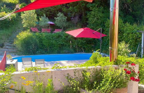 VILLA LES TERRASSES dans la nature avec piscine à 2 pas de Lyon, - Foto 27