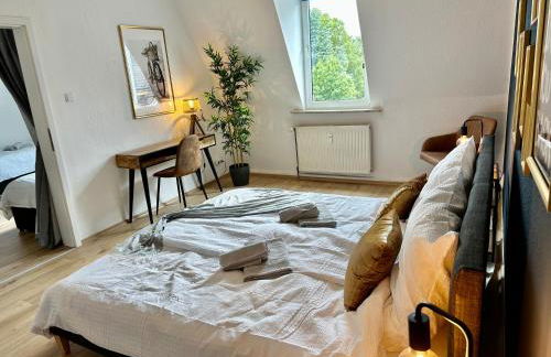 Stylish im Altbau, Netflix, Sonos, nahe 3M und Vorwerk - Foto 5