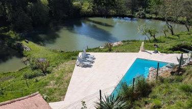 Maison de campagne 4 couchages avec piscine et lacs - Foto 3