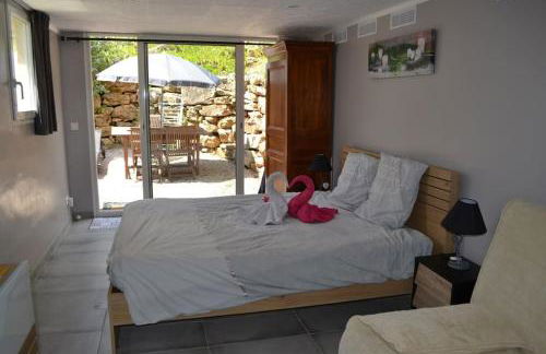 Villa Grasse vue mer exceptionnelle 8P piscine intérieure - Foto 33