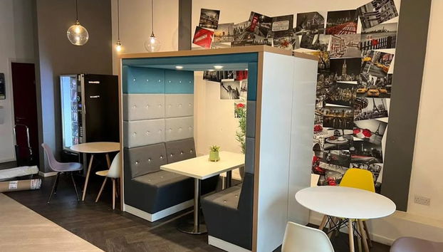 Zona de estar del vestíbulo