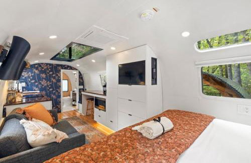 Luxury Airstream w hot tub, king bed, & grill - Foto 26