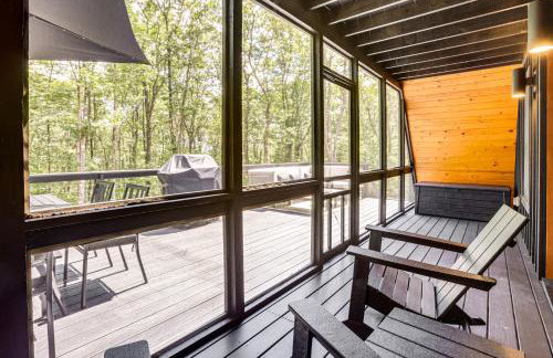 1 Mi to Resort Beach Alpine Lake A-Frame! - Foto 29