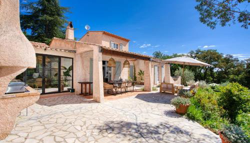 Villa Silia in the Gulf of Saint-Tropez in a natural setting - Foto 5, Garden, Garden view