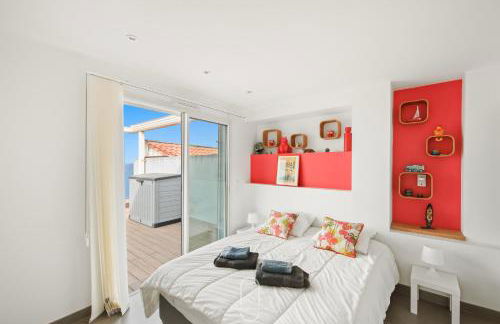 Villa Antoine 1er étage Vue Mer La Garonne WiFi PK By HC - Foto 7