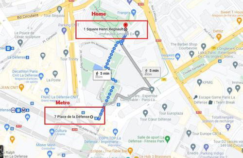 1 bedroom & salon, La Defense, Metro, parking - Foto 5