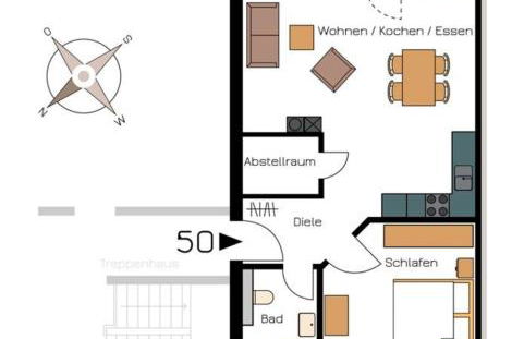 Ostsee - Appartement Nr 50 "Meerblick" am Yachthafen im Strand Resort - Foto 20