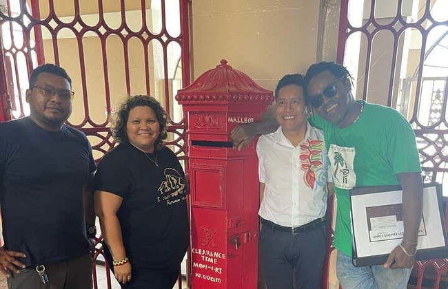 Tour de la Magenta de 1 centavo de la Guyana Británica - Foto 2