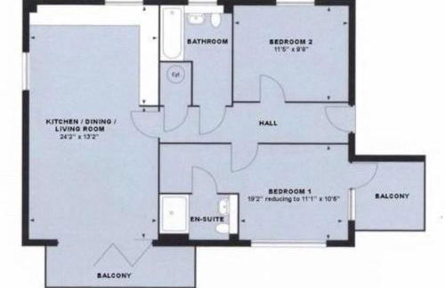 Stunning Apartment, balconies, private beach, coast path - Foto 12