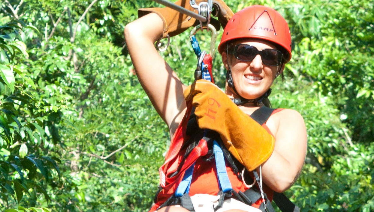 Tyrolienne à Samaná