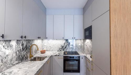 Apartament Let's Sea A17 Gąski - Foto 4, stove, dishwasher, minibar