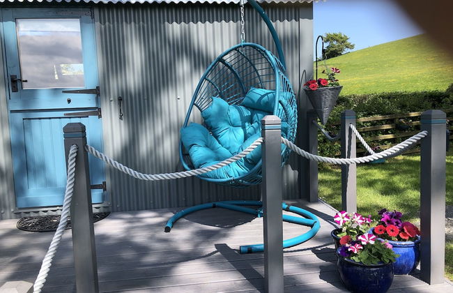 The Peacock Shepherds Hut at Hafoty Boeth - Foto 24