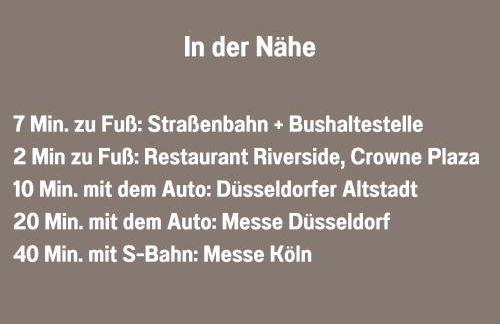 Rheinblick7 Neuss - Spektakulärer Blick auf die Düsseldorfer Skyline - Ruhig Modern Privatparkplatz Aufzug - Top Anbindung an Messe Flughafen Hauptbahnhof - Foto 38