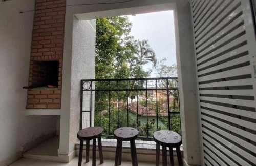 Apartamento novo região central de Ubatuba, com churrasqueira e varanda, 2 vagas - Residencial Jathy - Foto 24