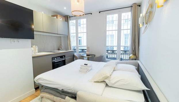 Cosy and New Studio Center of Paris - Foto 3, Habitación