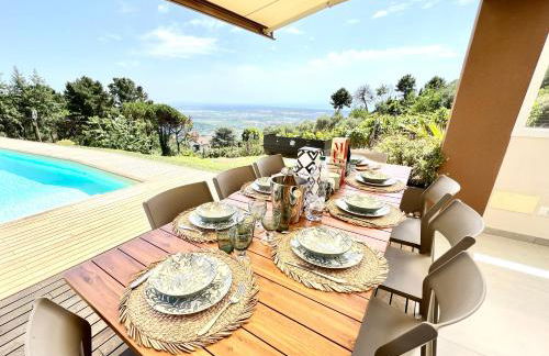 Villa Olympia Pool Sea View Mountains Lake Nature Sleeps 8 Air Conditioning Wi-Fi - Foto 25