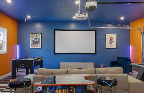 Stay & Play Indy- Indoor Fun - 5 Min to Downtown - Sleeps 10 - Arcade fun - Foto 10