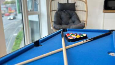 Central Manchester Apartment WIth - Terrace - Gym- Free Parking- Next To Man City Stadium & City Centre - Foto 2, Game Room