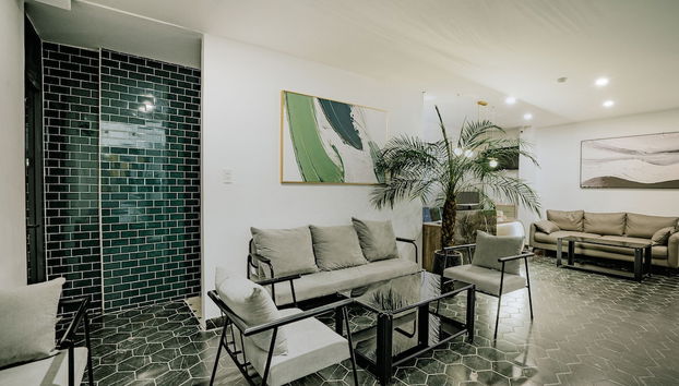 Zona de estar del vestíbulo