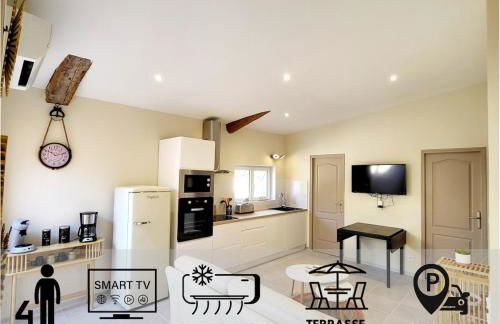 Maison au calme - Clim - Wi-Fi - terrasse et cours - Foto 1